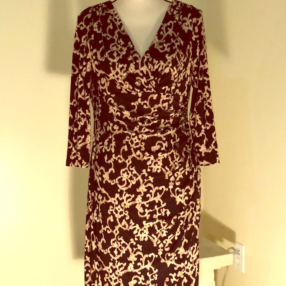 Lauren faux wrap dress